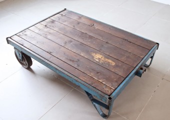 industrial Trolley table インダストリアル テーブル