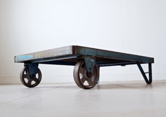 industrial Trolley table インダストリアル テーブル