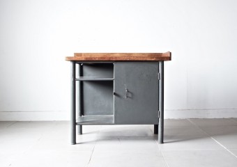 Gray iron cabinet