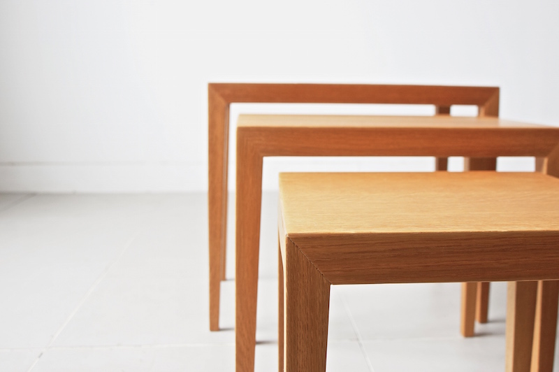 Nesting table by Haslev