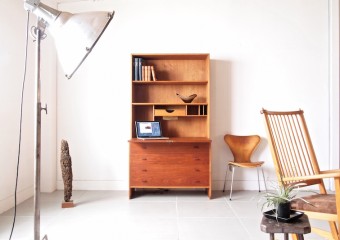 Bookshelf with desk by Hans J. Wegner