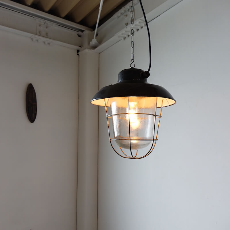 Black Deck Lamp/インダストリアルランプ照明ライト