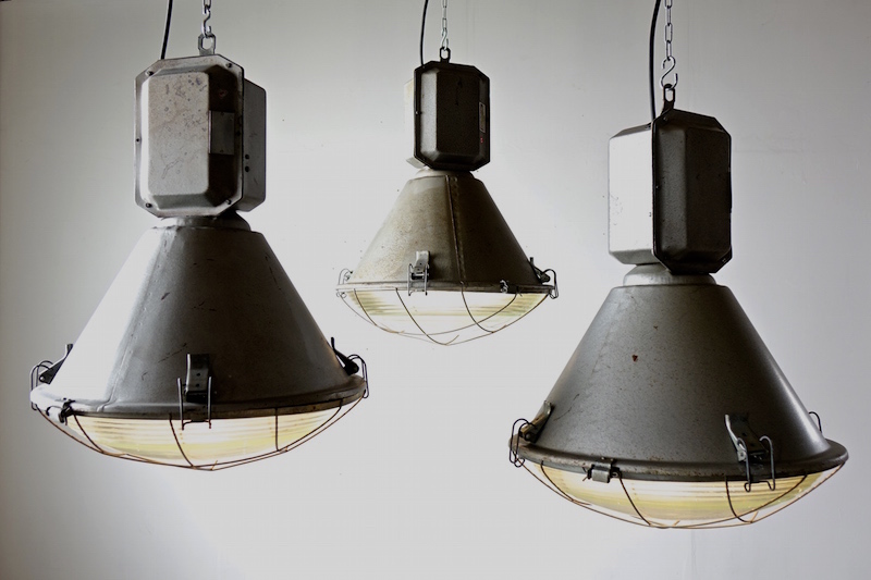 Industrial steel pendant lamp/インダストリアルランプ照明ライト