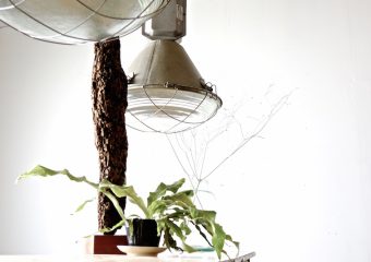 Industrial steel pendant lamp
