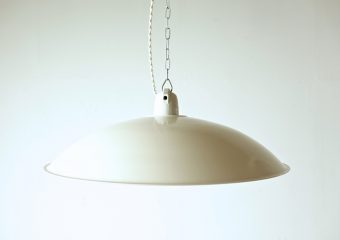 White shade lamp