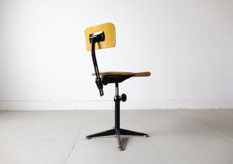Drafting chair by Friso Kramer (black)
