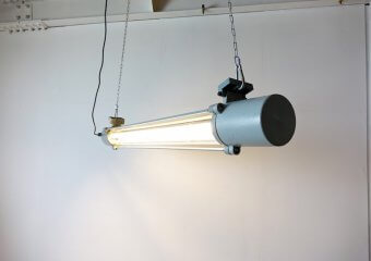 Grey colored tube lamp/インダストリアル照明ライト