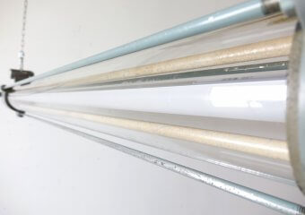 Grey colored tube lamp/インダストリアル照明ライト