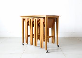 Nesting tables by Poul Hundevad for Novy Domov