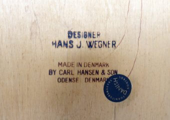 "CH35" arm chair by Hans J. Wegner