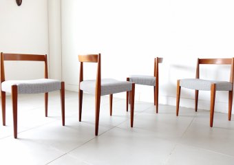 Model.110 Dining chairs by Nanna Ditzel for Poul Kold Savvaerk