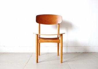 Model 122 Teak Dining Chairs by Børge Mogensen for Søborg
