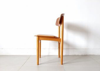 Model 122 Teak Dining Chairs by Børge Mogensen for Søborg
