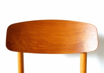 Model 122 Teak Dining Chairs by Børge Mogensen for Søborg