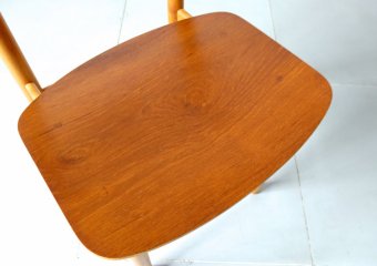Model 122 Teak Dining Chairs by Børge Mogensen for Søborg