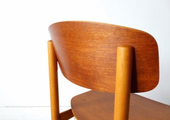 Model 122 Teak Dining Chairs by Børge Mogensen for Søborg