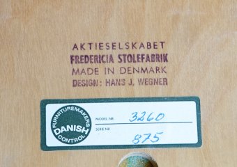 Model.3262 Lounge Chair by Hans J. Wegner for Fredericia Stolefabrik