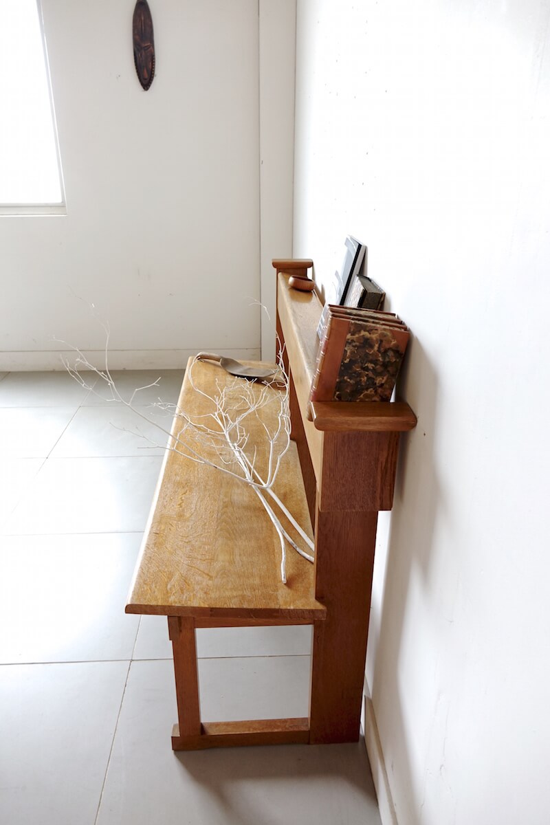 Danish old church bench