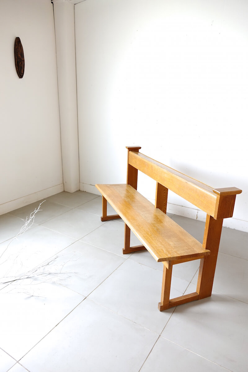 Danish old church bench