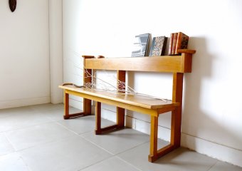 Danish old church bench