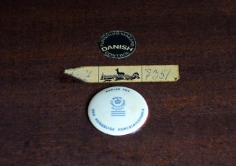 Trolley table by Haslev with BACA