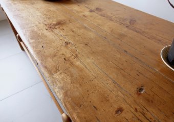 Old wooden work table