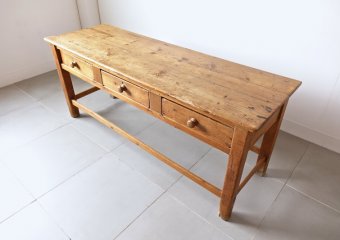 Old wooden work table