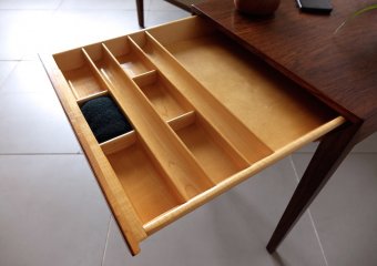 Sewing table (rosewood) by Severin Hansen Jr. ハスレヴソーイングテーブル