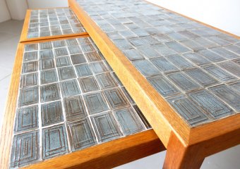 Tiletop nesting table for Illums Bolighus イルムスボリフス ヴィンテージネストテーブル