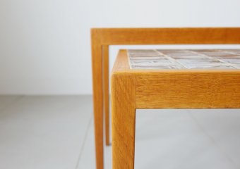 Tiletop nesting table for Illums Bolighus イルムスボリフス ヴィンテージネストテーブル