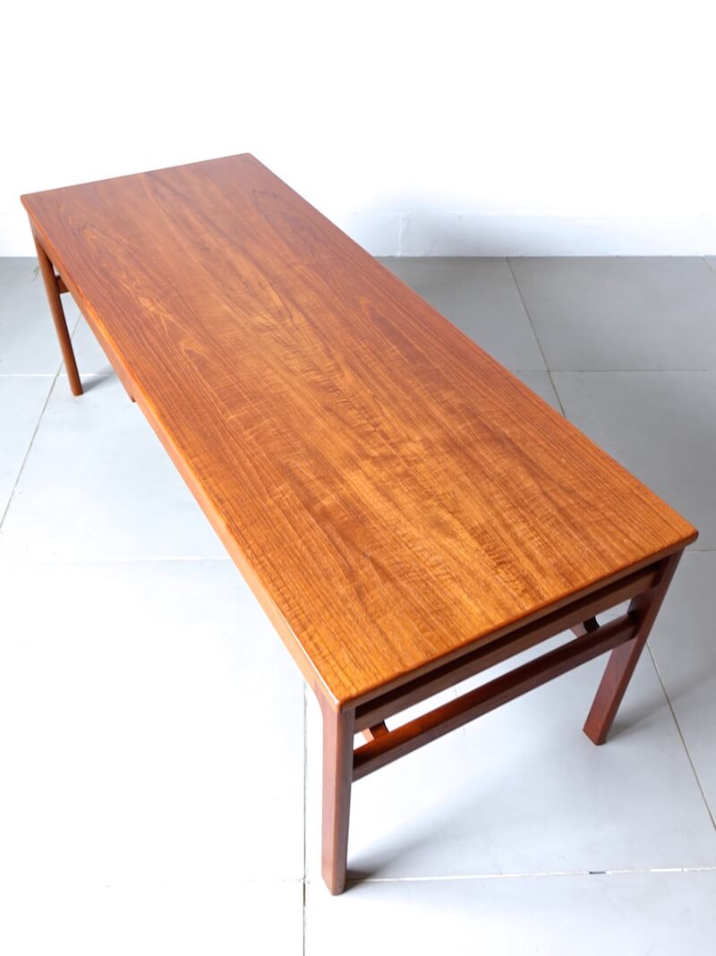 Coffee table in teak by Hans Olsen