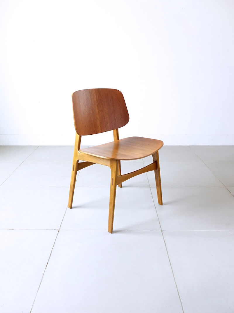 Model.155 Shell Chair by Børge Mogensen for Søborg