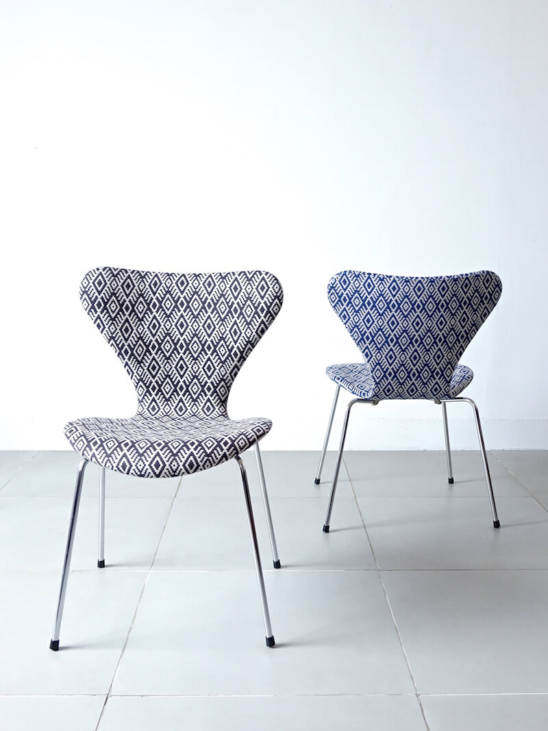 FH3107 Seven chairs by Arne Jacobsen with SOYARA