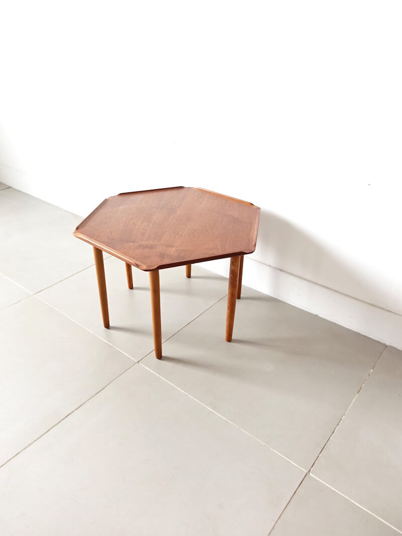 Hexagon table by Poul Jensen for CFC Silkeborg