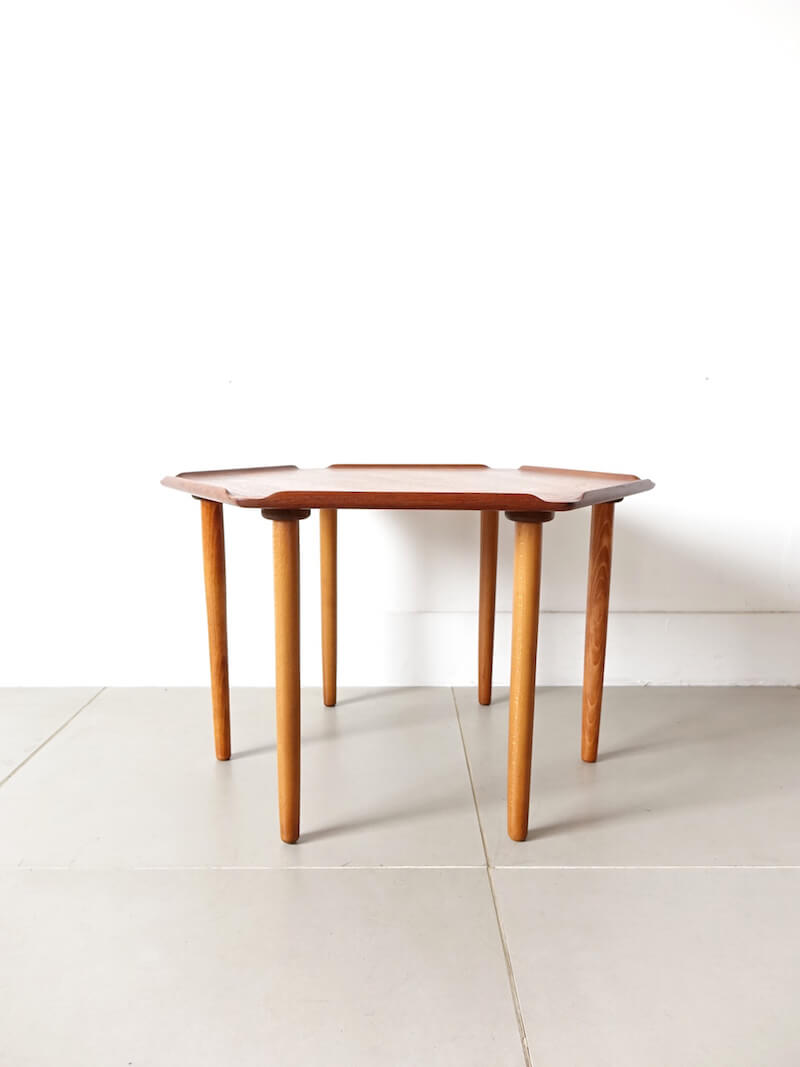 Hexagon table by Poul Jensen for CFC Silkeborg