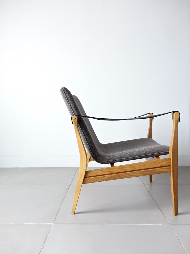 "Model 4305" Safari chair by Karen & Ebbe Clemmensen for Fritz Hansen