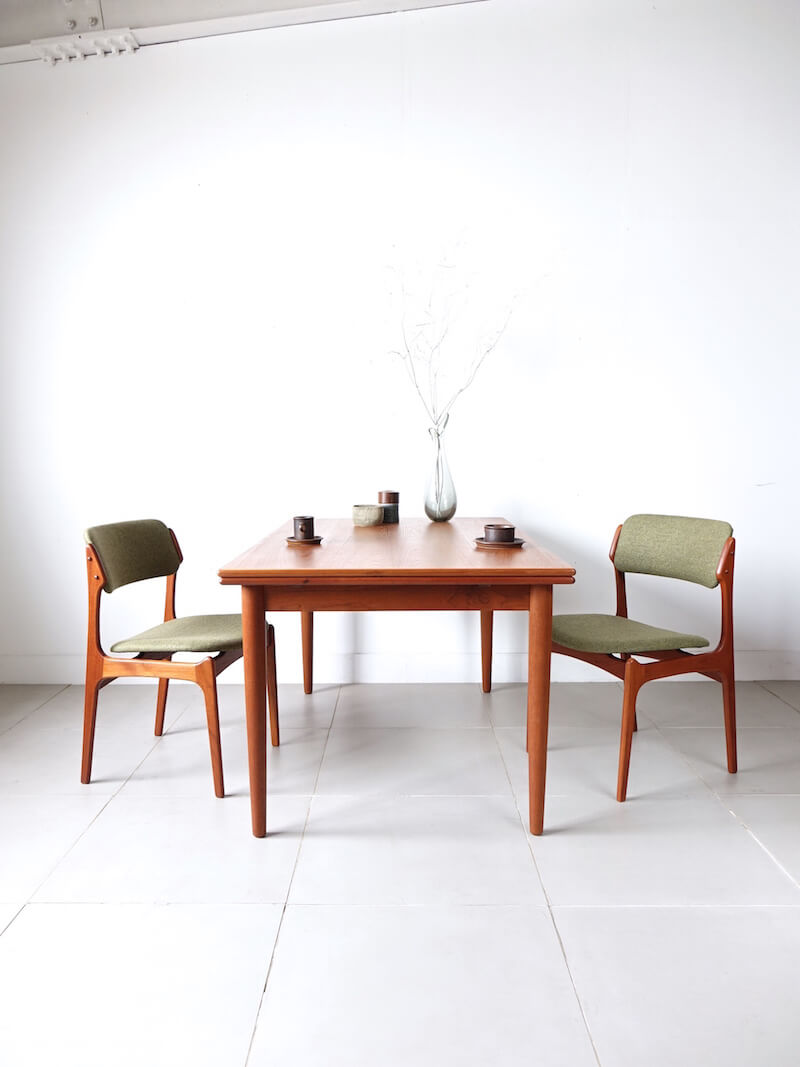 Dining chairs Model.49 by Erik Buch for O.D.Møbler