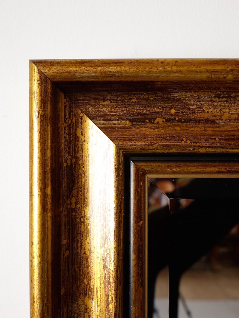 Haggard gold mirror