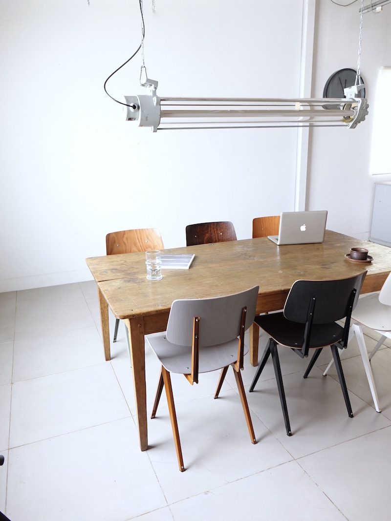 Old wood table