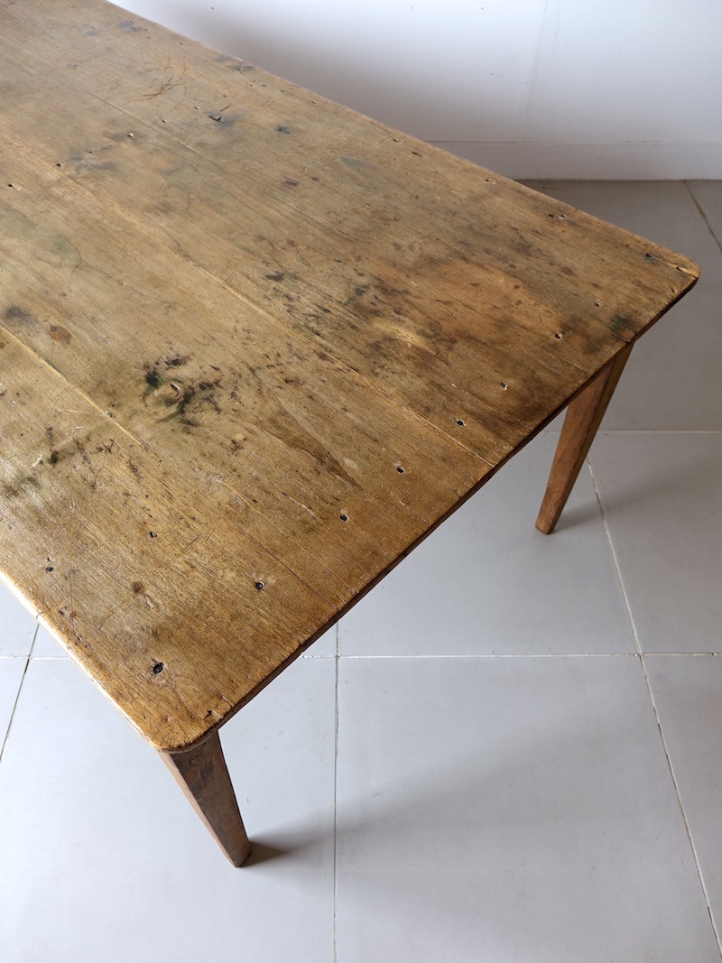 Old wood table