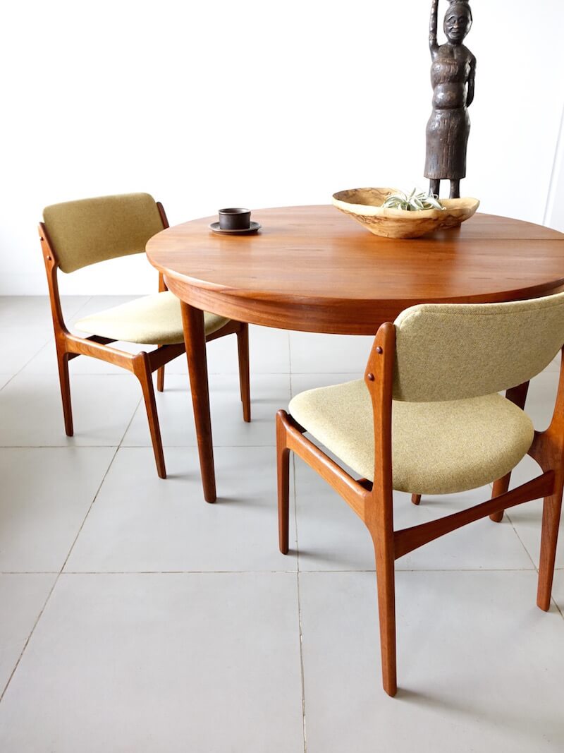 Dining chairs model.49 by Erik Buch for O.D.Møbler