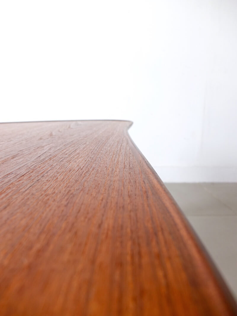 Biomorphic Danish Coffee Table by B. C. Mobler