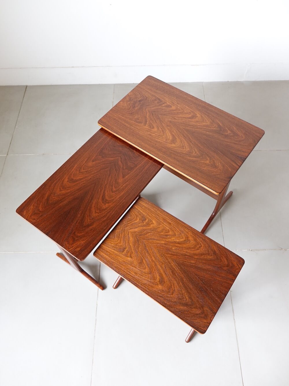 Nesting tables HM100 by Erling Torvits for Heltborg Mobler
