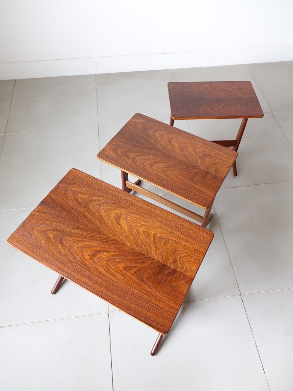 Nesting tables HM100 by Erling Torvits for Heltborg Mobler