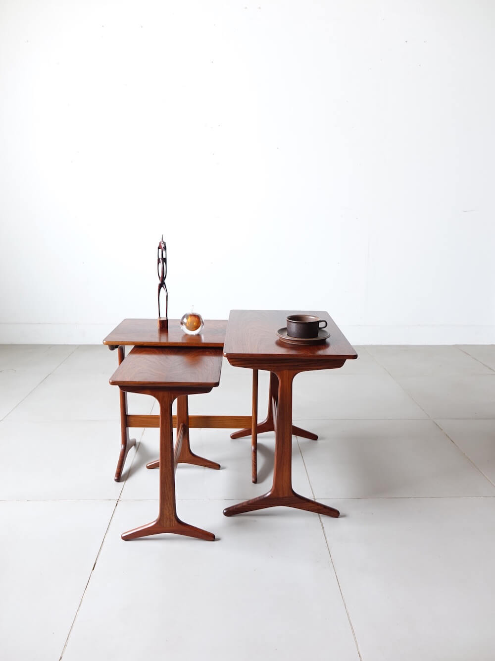 Nesting tables HM100 by Erling Torvits for Heltborg Mobler