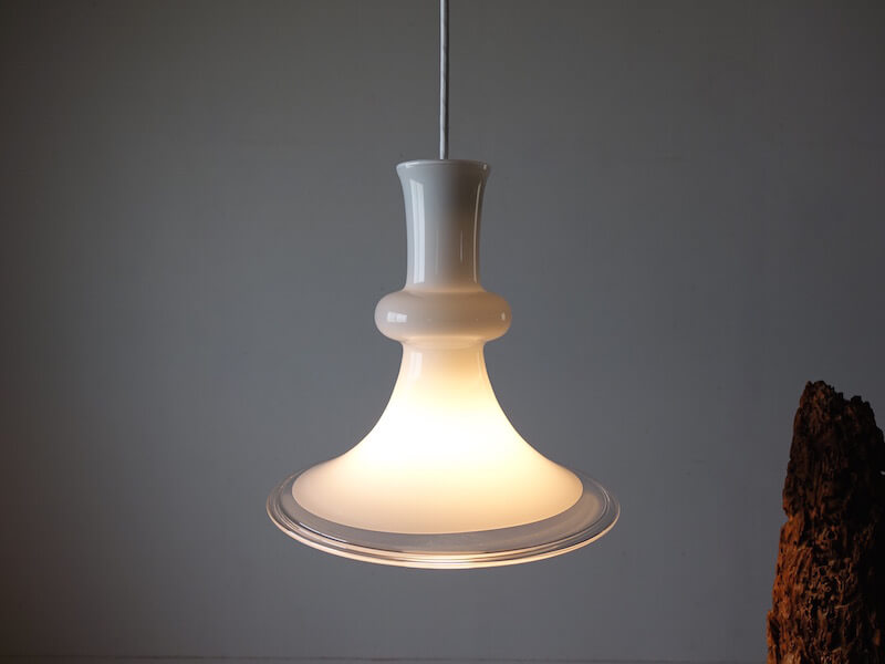 Opal Glass Lamp “Etude” by Michael Bang for Holmegaard