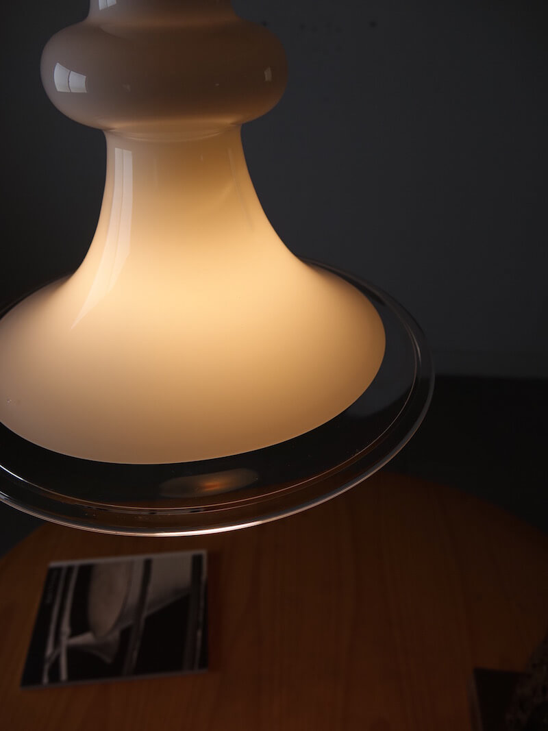 Opal Glass Lamp “Etude” by Michael Bang for Holmegaard