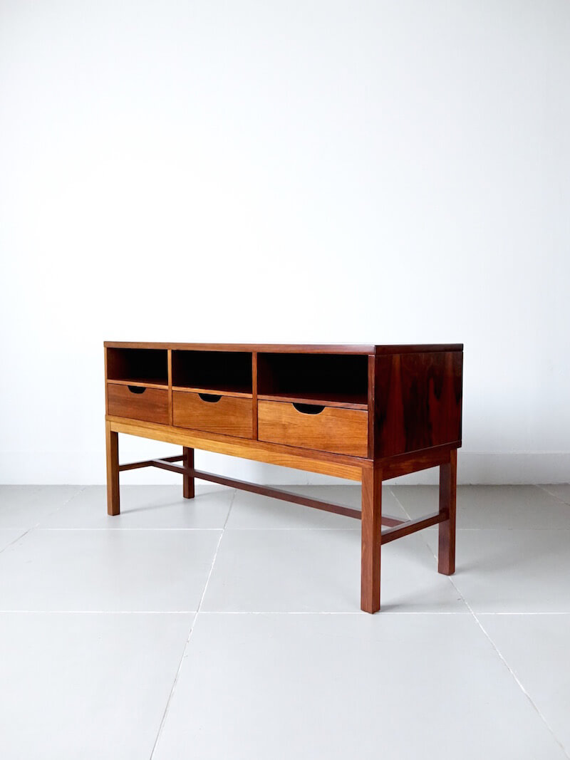 Tenera Tile top chest by Haslev with Royal Copenhagen