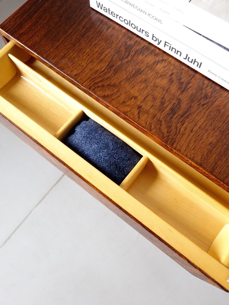 Sewing table by Severin Hansen Jr. for Haslev in Rosewood