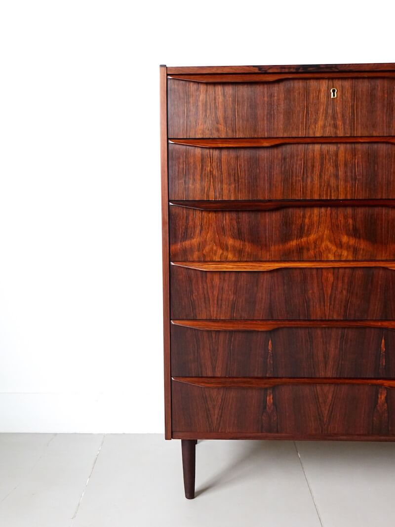 Danish anonymous rosewood chest